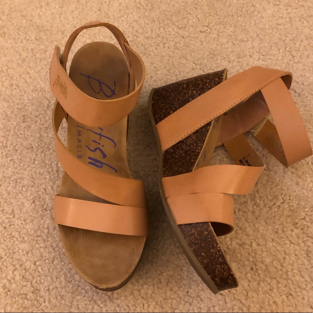 Nude Wedges